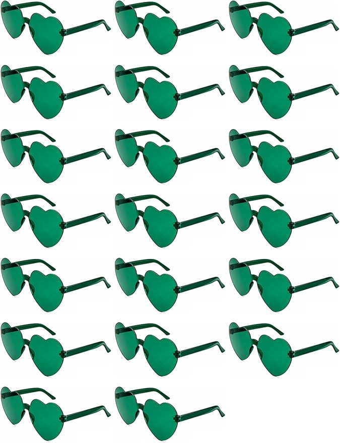12/20Pcs Heart Shaped Sunglasses for Women, Party Favors Glasses for Wedding, Galentines, Valentines Decorations