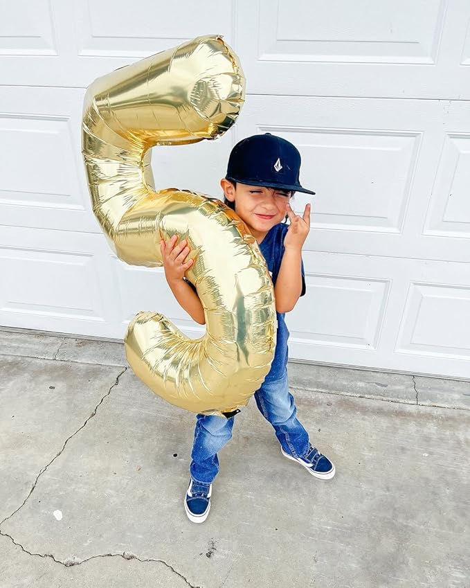 Champagne Gold Number 0 Balloon 40 Inch, White Gold 0 Balloon Numberfor 10th 20th 30th 40th 50th 60th Birthday Decorations, Light Gold Party Supplies for Men Women
