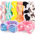 8pcs Spa Headband, Easter Basket Stuffers, Bulk Easter Mothers Day Gifts, Stocking Stuffers for Teen Girls Women, Skincare Makeup Face Wash Headband, Goodie Bags Gift Baskets Party Favors