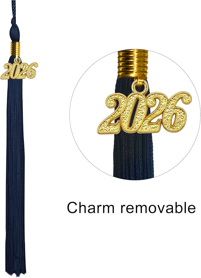 GraduatePro Matte Graduation Cap and Gown Class of 2026 Set Bulk with Tassel for High School & College 12 Colors