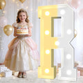 Pooqla 3FT Marquee Light Up Letters, LED Big Mosaic Marquee Letters 3 Feet, Giant LED Sign for Balloons Birthday Anniversary Wedding Party 2026 Graduation Decorations, Letter R