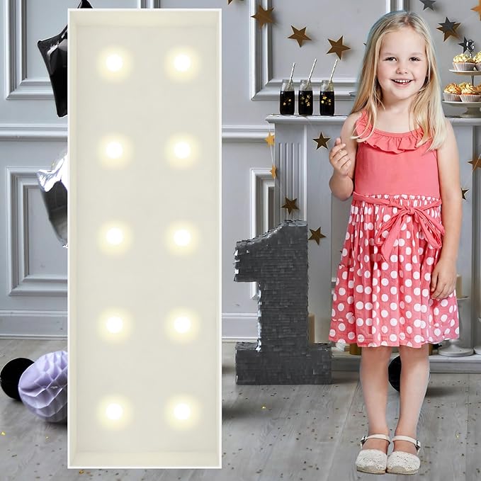 3FT Marquee Light Up Letters I, Big Marquee Letter for Baby Shower Birthday Engagement Wedding Marry Me Party Decor