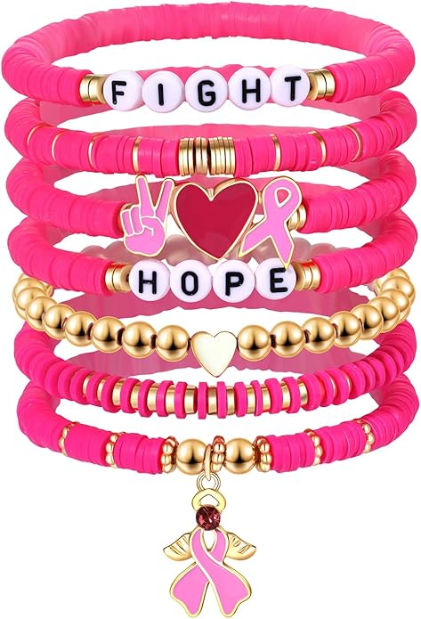 Surfer Heishi Bracelets for Women Stackable Rainbow Vinyl Disc Clay Beaded Stretch Bracelets Elastic Layering Friendship Bracelets Boho Summer Beach Jewelry