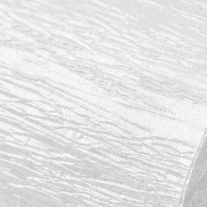 PartyWoo White Crepe Paper Streamers 10 Rolls 820 ft Pack of Pearl White Crepe Paper for Graduation Wedding Baby Shower Anniversary Gender Reveal Birthday Party Decorations (1.8 Inch x 82 Ft/Roll)