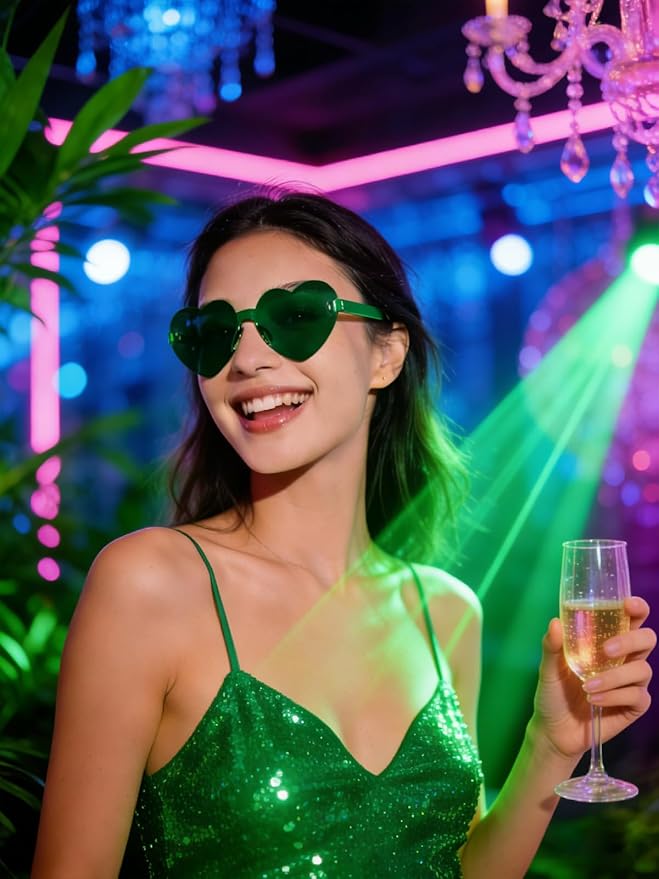 12/20Pcs Heart Shaped Sunglasses for Women, Party Favors Glasses for Wedding, Galentines, Valentines Decorations