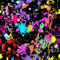 10x10Ft Neno Glow in The Dark Birthday Backdrops Colorful Graffiti Splash Paint Party Background Slime Happy Birthday Black Light Sleppover Party Decorations Birthday Banner, CEM123-10X10