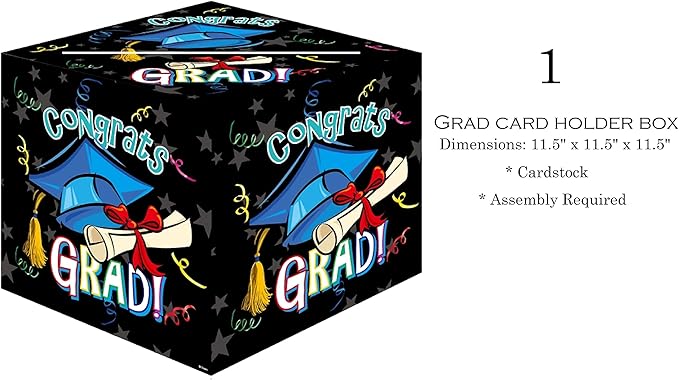 Ultimate 2026 Graduation Party Supplies Set for 30 Guests Includes Dinner & Dessert Plates Cups Napkins Table Covers Photo Props Banners Gift Card Box & Backdrop Congrats Grad Theme