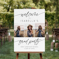 Graduation Welcome Sign With Photo, Welcome To Graduation Party Sign, Custom Graduation Yard Signs, Modern 3 Photo Graduation Party Welcome Sign, Grad Signs For Party, Graduation Signs Personalized