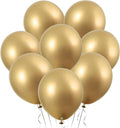 AFTERLOON® Biodegradable Mini Balloons 100 pcs Gold 5 Inch, Matte Color Thickened Extra Strong Latex Helium Float, Baby Shower Gender Reveal Garland Arch Wedding Kids Birthday Party Decorations