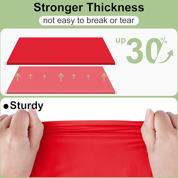 misaya 6 Packs Christmas Disposable Plastic Table Cloth, 54 x 108 Inch Waterproof Rectangle Tablecloth, Leakproof & Sturdy Decorative Table Covers for Easter, Picnic, Party and Outdoor, Red