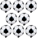 8Pcs Soccer Party Balloons, 18Inch Soccer Foil Balloons Football Shape Mylar Foil Balloons Decor for Men Kids Boys Soccer Ball Fans Sport Game Theme Birthday Party Decorations Supplies