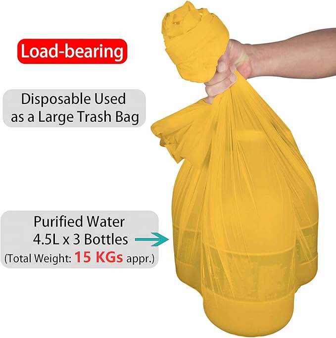 Yellow Plastic Tablecloths 2 Pack Disposable Table Covers 84 Inch Circle Bridal Shower Party Tablecovers PEVA Vinyl Table Cloths for BBQ Picnic Birthday Wedding Banquet Parties 6 ft Round Table Use