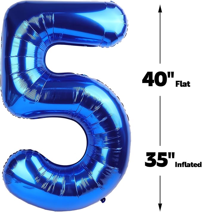Giant Navy Blue 15 51 Balloon Number 40 Inch, 15 51 Number Balloons Birthday Supplies, 15 51 Year Old Birthday Party Celebration, 15 51 Balloons Graduations Anniversary Decorations