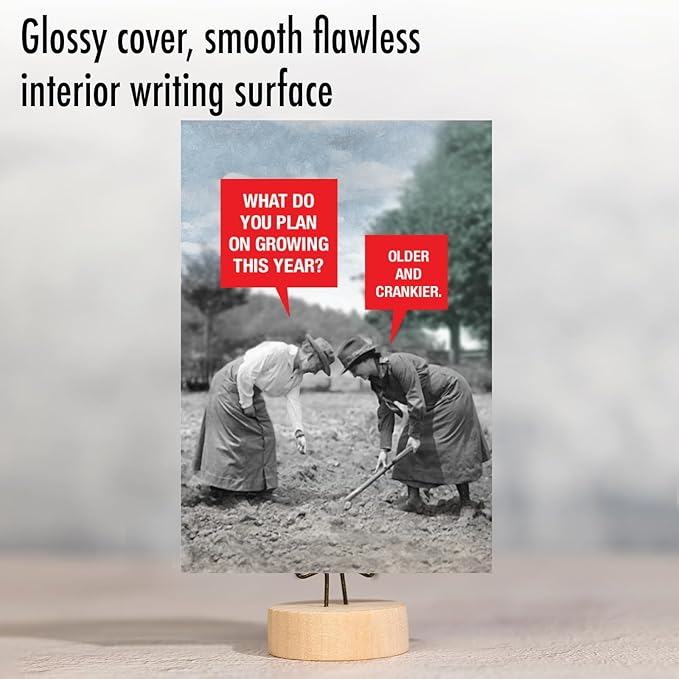 NobleWorks - 1 Hilarious Happy Birthday Card - Funny Aging Old Folks Humor, Celebrate Birthdays - Older and Crankier C9362BDG