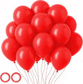 105pcs Red Balloons 12inch Party Latex Balloons for Valentine's Day Birthday Christmas Baby Shower Wedding Anniversary Party Decorations