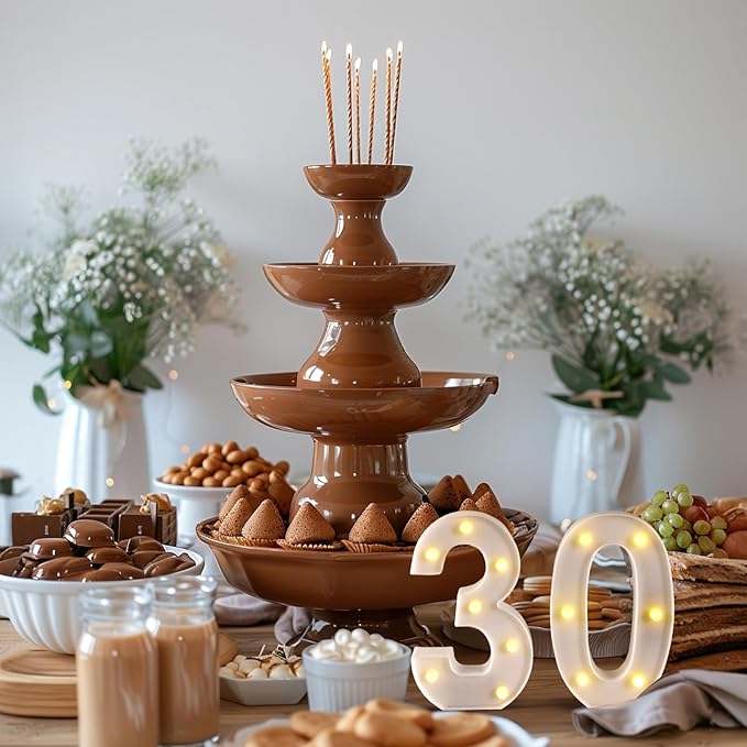 30th Birthday Decorations for Her Him,30th Birthday Centerpieces Table Decorations for Women Men,Light Up Numbers 30 Sign for Party Backdrop Wall Decor for 30 Wedding Anniversary Decoration