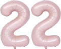 40 In Matte Pink Number Balloons Helium Foil Mylar Balloon Birthday Party banquet Decoration Digital 22