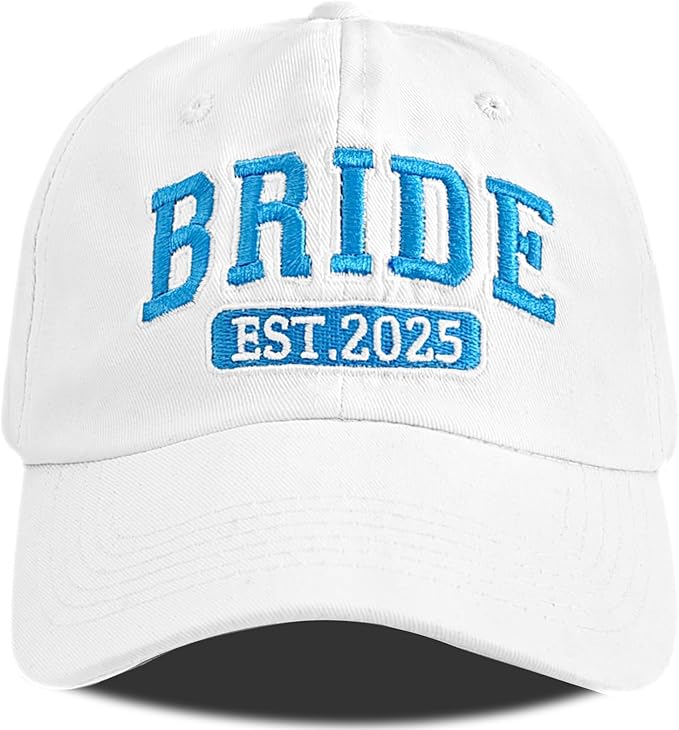 Bridal Shower Gifts for Bride Mother and Father, Adjustable Bride Hat for Wedding Engagement Bachelorette Party