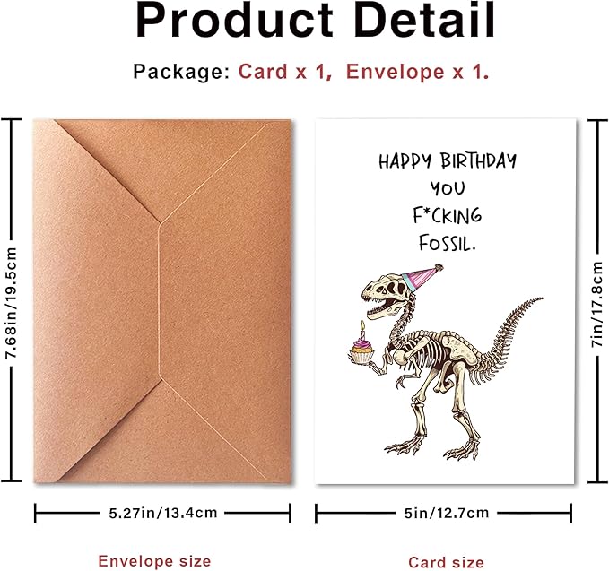 Funny Birthday Card for Old People, Sarcastic Humorous Birthday Card for Brothers and Sisters, Funny Happy Birthday Card for Him or Her, Old Age Birthday Greeting Card