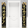 Birthday Decorations Banner, Happy Birthday Door Sign for Men Women Boys Girls Ideal Birthday Decorations Party Supplies Outdoor Indoor 72 x 12 Inch