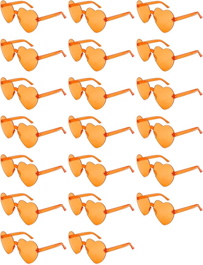 12/20Pcs Heart Shaped Sunglasses for Women, Party Favors Glasses for Wedding, Galentines, Valentines Decorations