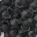 Separated 1000 PCS Artificial Black Rose Petals, Black Flower Petals,Flower Girl Petals for Wedding Decor,Romantic Night for her Set(Ready-to-use)