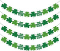 OHOME St Patricks Day Decorations - 40 Pack Shamrock Clover Banner - Shamrock Decorations Garland Irish St Patty's Day Accessories Party Favors for Home Door Birthday | St. Patrick's Day Decor