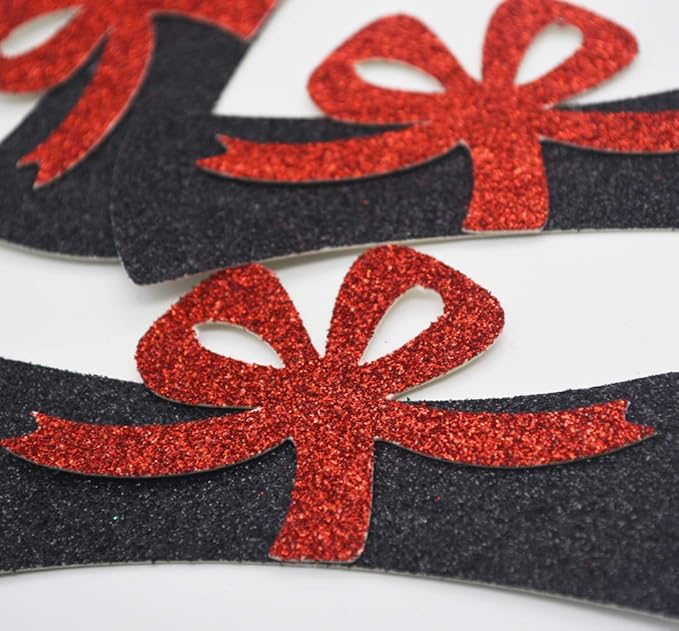 Qttier Diploma Confetti, 12pcs 4 inches Graduation Centerpeices Congrats Grad Party Decorations Graduation Table Decor Class of 2026 High School College Grad Party Supplies (Black & Red)