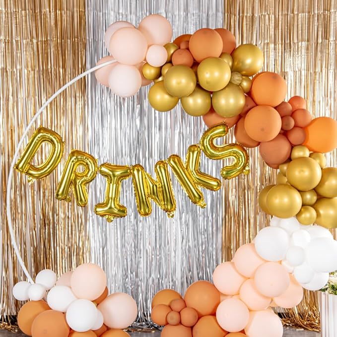 Restaurantware-Balloonify 16 Inch Letter Balloon, 1 Alphabet Party Balloon - Letter S, Self-Sealing, Gold Foil Mylar Finish, Hanging Loop, Decoration For Birthday, Wedding, Or Graduation