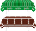 Football Party Decorations,2 Pack Football Tablecloth Disposable Plastic Tablecloth 54" x 108",Football Birthday Party Decor,Football Table Cloth for Rectangle Tables,Football Party Supplies for Home
