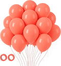 105pcs Coral Red Balloons 12inch Party Latex Balloons for Boys Girls Birthday Baby Shower Gender Reveal Wedding Sunflower Party Decorations