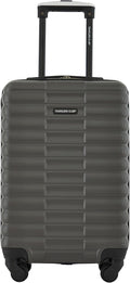 Travelers Club 22-Inch Gilroy Rolling Hardside Carry-On Luggage, Dark Dull Gray