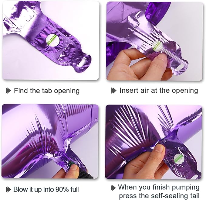 40 Inch Purple Number 28 Digital Balloon,Jumbo Mylar Foil Helium Balloon for 28 Balloons for Birthday Party,Wedding Anniversary Party Decorations