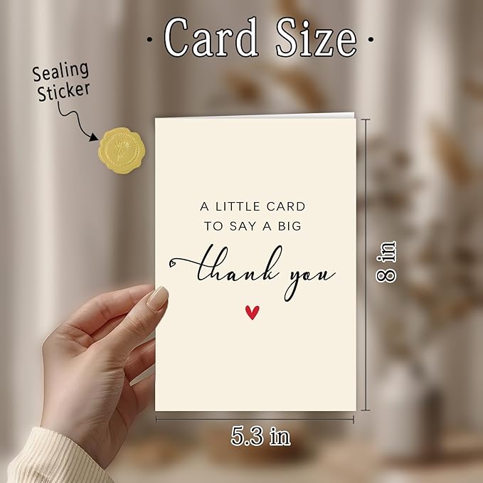 Funny Thank You Card Gifts for Men Women, Bets Appreciation Gifts Card for Boss Teacher Doctor Coach Coworker Friends