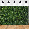 Nature Spring 3D Green Leaves Theme Photo Background Wedding Birthday Party Newborn Baby Shower Photography Backdrops Zoo Decor Shoot Props Bannner (5x3 FT)