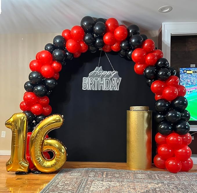 16 Gold Number Balloons, 40 Inch Balloons for Woman Man 16th Birthday Party Decoration, Foil Number Ballon for 16, 61 Anniversary, Bridal Shower, Graduation, Valentine's Day, Mother's Day, Easter