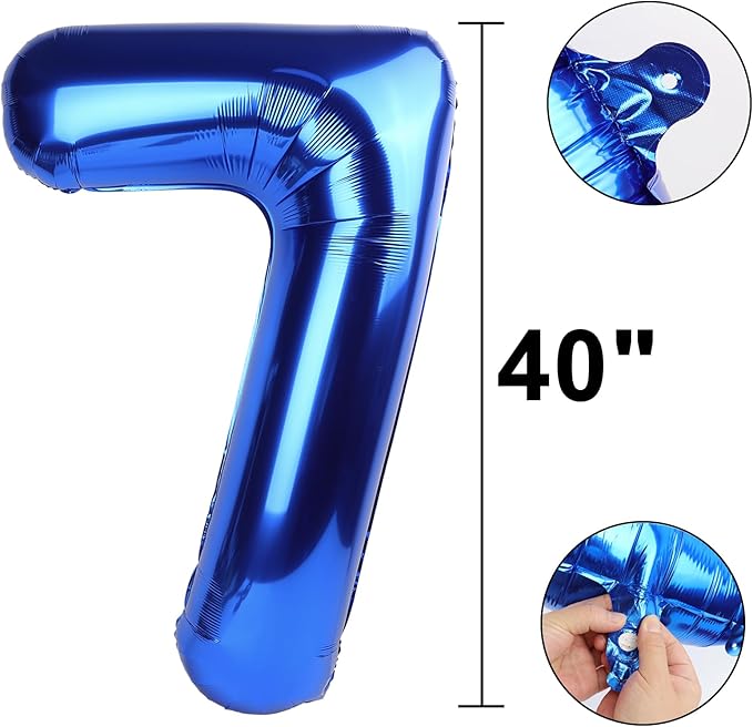 40 Inch Navy blue Number 70 Digital Balloon,Jumbo Mylar Foil Helium Balloon for 70 Balloons for Birthday Party,Wedding Anniversary Party Decorations