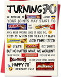 70th Birthday Card Gifts for Women Men, Happy 70th Birthday Card, Unique 70th Birthday Decorations for Dad Mom, Cool Gifts for 70 Year Old Woman Man