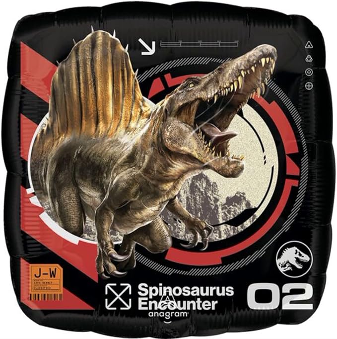 Jurassic Dinosaur World Party Supplies 6pc Rebirth Birthday Balloon Bouquet Decorations