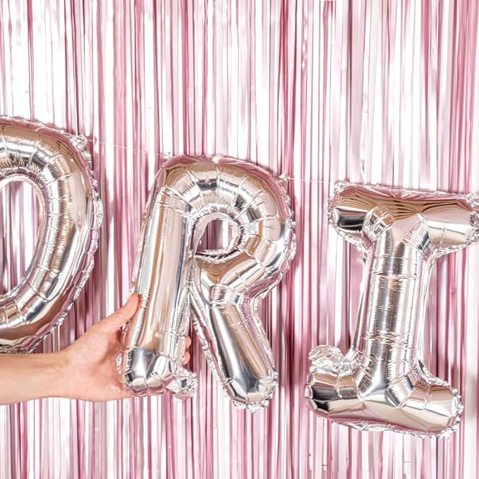 Restaurantware-Balloonify 16 Inch Letter Balloon, 1 Alphabet Party Balloon - Letter R, Self-Sealing, Silver Foil Mylar Finish, Hanging Loop, Decoration For Birthday, Wedding, Or Graduation