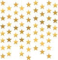 Yzurbu Gold Star Garland, 78 Feet Double Side Hanging Sparkly Paper Star Banner Decorations for Birthday Wedding Engagement Baby Shower Christmas Holiday Party