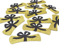 Qttier Diploma Confetti, 12pcs 4 inches Graduation Centerpeices Congrats Grad Party Decorations Graduation Table Decor Class of 2026 High School College Grad Party Supplies (Gold & Black)