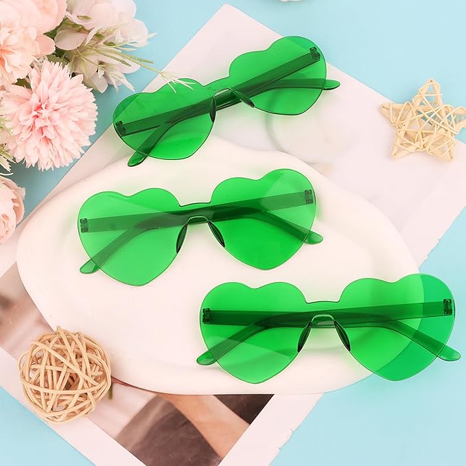 Heart Sunglasses 12/18/24 Pcs Heart Shaped Glasses for Women Cute Funny Party Glasses Party Favors Accessories