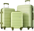 3 Pcs Expandable ABS Hardshell Luggage Sets Spinner Wheel Suitcase Set TSA Lock Suit Case