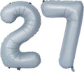 40 In Matte gray Number Balloons Helium Foil Mylar Balloon Birthday Party banquet Decoration 27