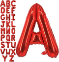 Lovoir 40 Inch Large Red Letter A Balloons Big Size Jumbo Mylar Foil Helium Balloon for Birthday Party Celebration Decorations Alphabet Red A