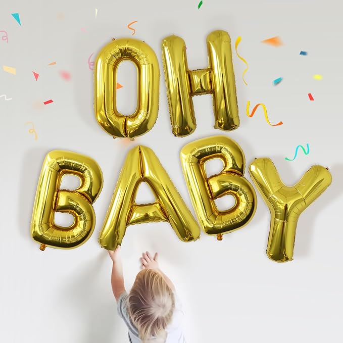 Letter Balloons Gold Party Balloon - 40 Inch Large Gold Letter O Balloon, Letter Balloon Birthday Decorations, Balloon for Women Men Anniversary Party Decorations Supplies