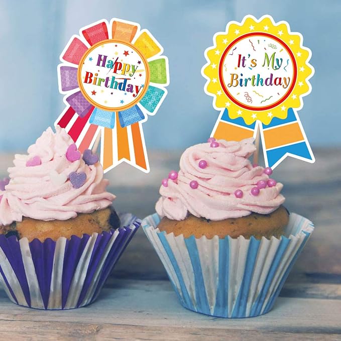 Fancy Land Happy Birthday Badge Stickers for Kids It's My Birthday Stickers Home Classroom Party Decoration 200 Pcs Classic