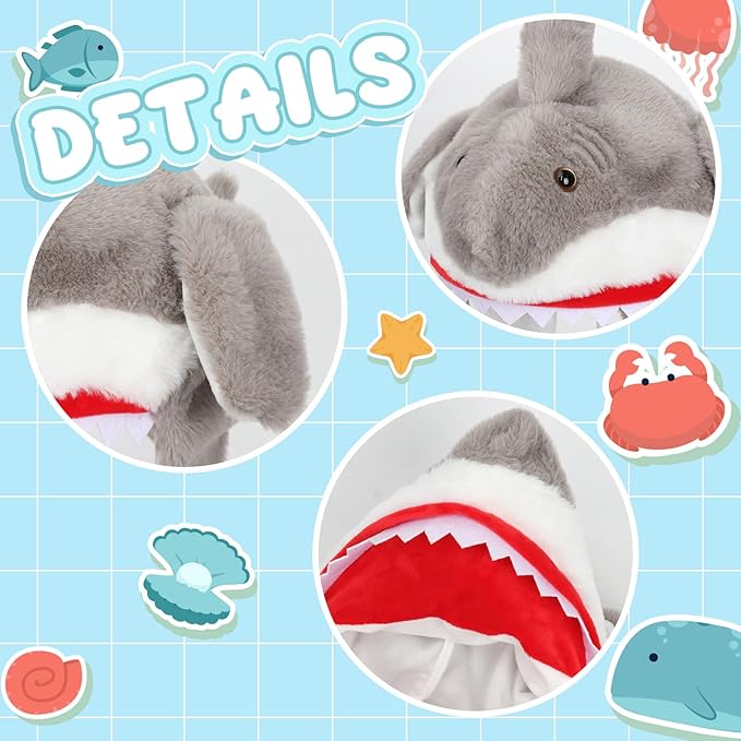 Animal Hat with Ears Moving Jumping Pop Up Beating Hat Plush Holiday Cosplay Dress Up Funny Gift for Kids
