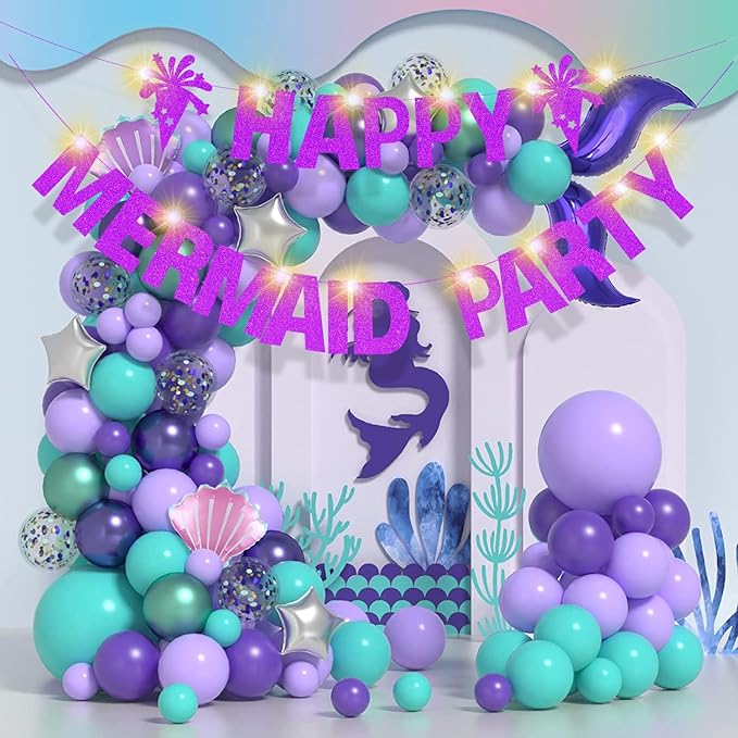 175Pcs DIY Custom Letter Banner Glitter Customizable Banner Kit 0-9 Numbers DIY Theme Happy Birthday Letters Personalized Banners for Wedding Birthday Party Decoration Supplies(Dazzling Purple)